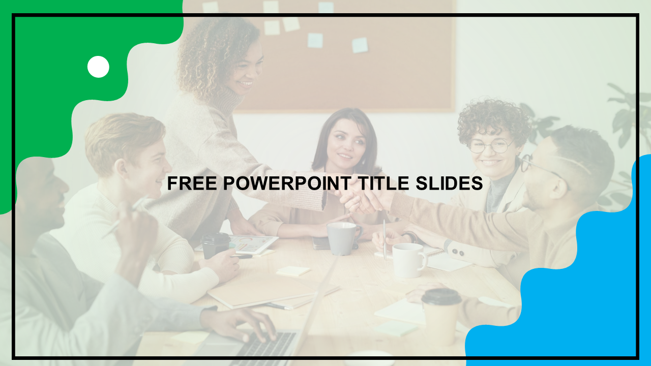 Free - Attractive Free PowerPoint Title Slides Template Design